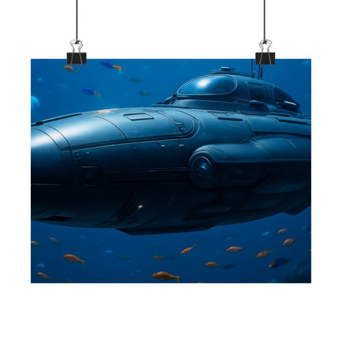 Deep Sea Voyager - Matte Horizontal Posters
