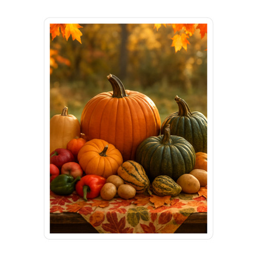 Harvest Table Gathering - Kiss-Cut Vinyl Decals