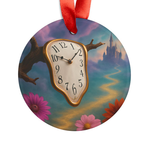 Eternal Dreamscape - Acrylic Ornament with Ribbon