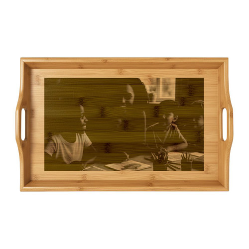 Nurturing Young Minds - Bamboo Serving Tray (Engraving)