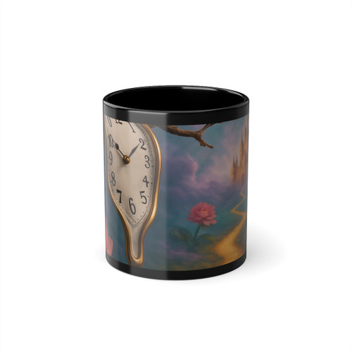 Eternal Dreamscape - Black Coffee Cup, 11oz