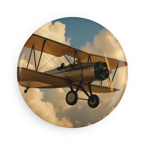 Soaring Above Clouds - Button Magnet, Round (1 & 10 pcs)