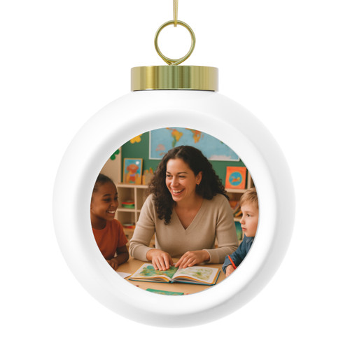 Nurturing Young Minds - Christmas Ball Ornament