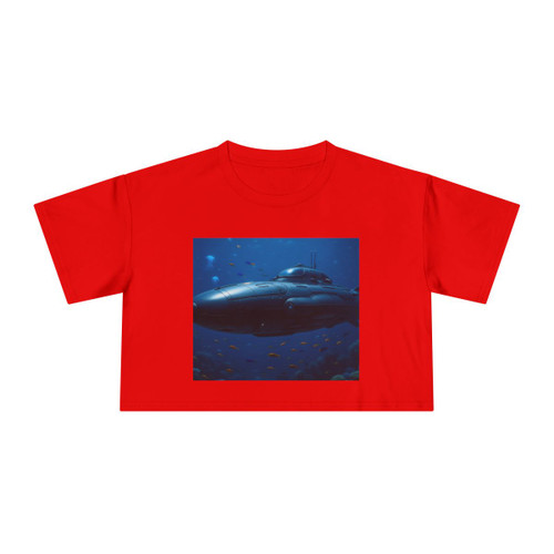 Deep Sea Voyager - Women's Crop Tee