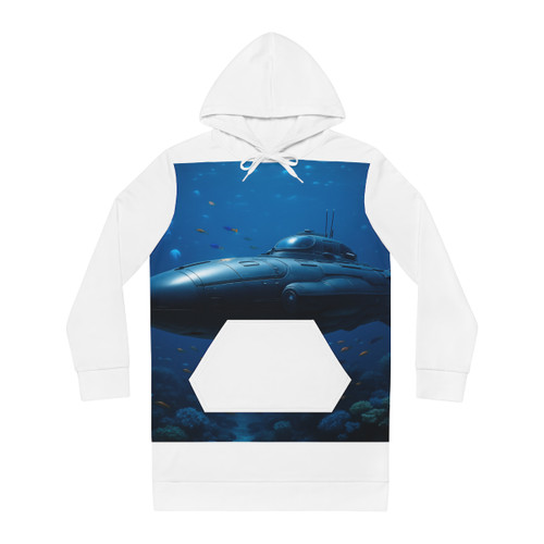 Deep Sea Voyager - Women's Hoodie Dress (AOP)