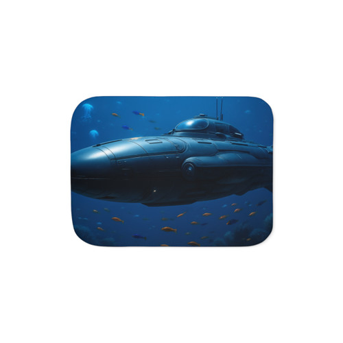 Deep Sea Voyager - Sherpa Blanket, Two Colors