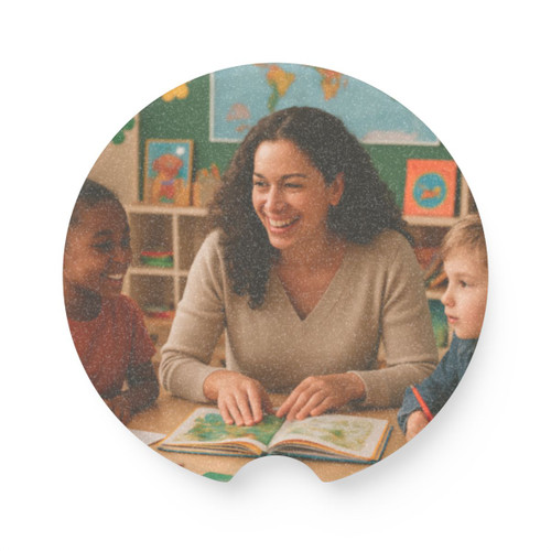 Nurturing Young Minds - Soapstone Car Coaster