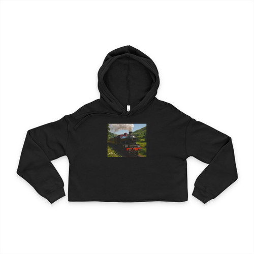 Whistle of the Past - Women's Cropped Hoodie