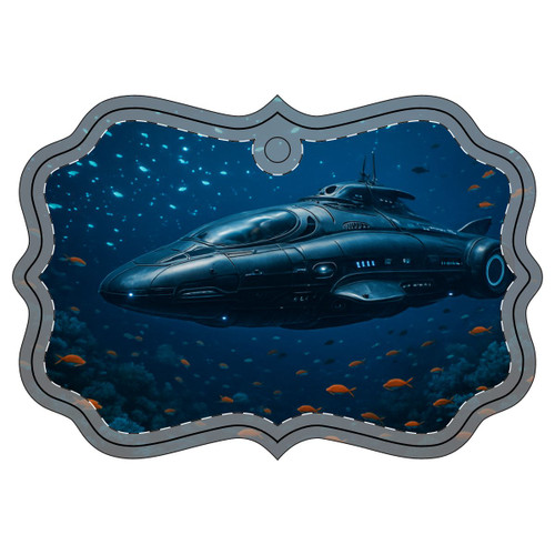 Deep Sea Voyager - Acrylic Ornament (Multi-depth)