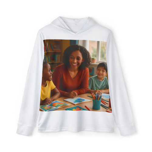 Nurturing Young Minds - Men's Sports Warmup Hoodie (AOP)