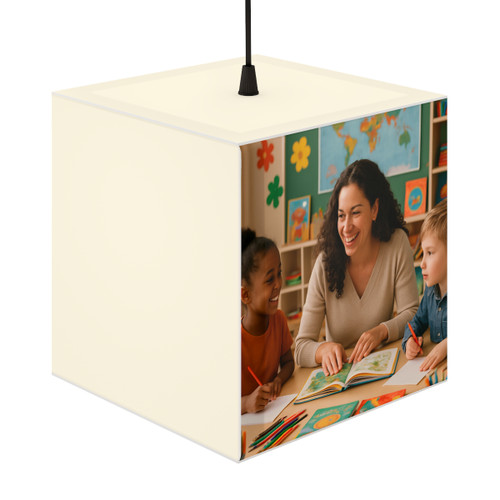 Nurturing Young Minds - Light Cube Lamp