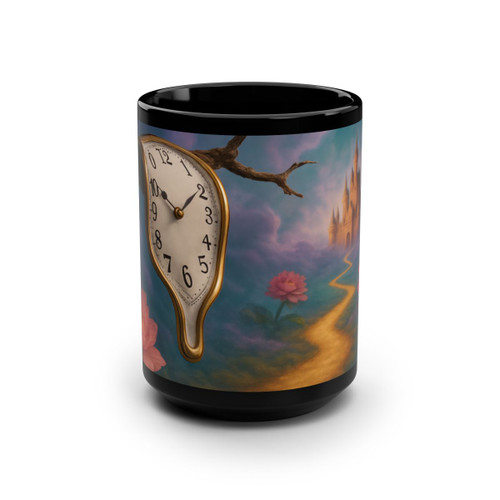 Eternal Dreamscape - Black Mug, 15oz