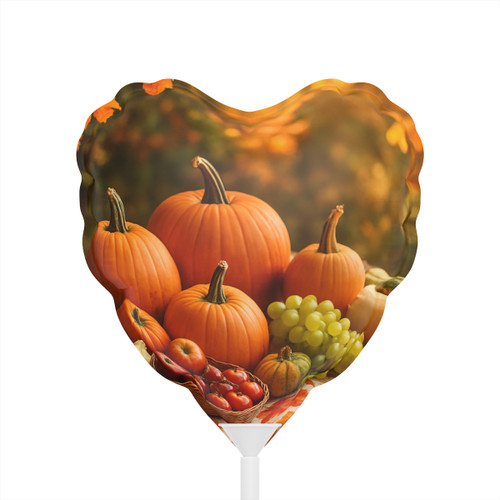 Harvest Table Gathering - Balloons (Round and Heart-shaped), 6"