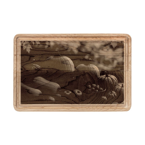 Harvest Table Gathering - Wooden Cutting Board (Engraving)