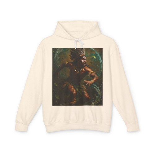 Nature's Spirit Dance - Unisex Lightweight Hooded Sweatshirt