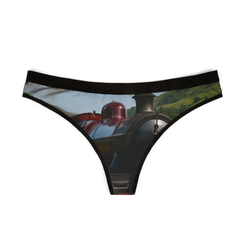 Whistle of the Past - Women's Thongs (AOP)