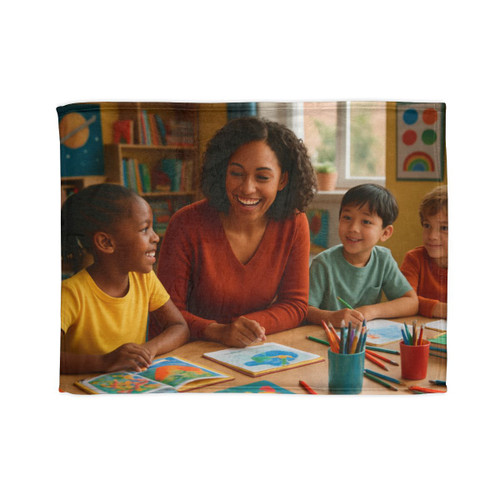 Nurturing Young Minds - Soft Polyester Blanket