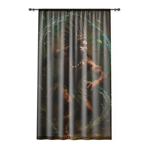 Nature's Spirit Dance - Window Curtain