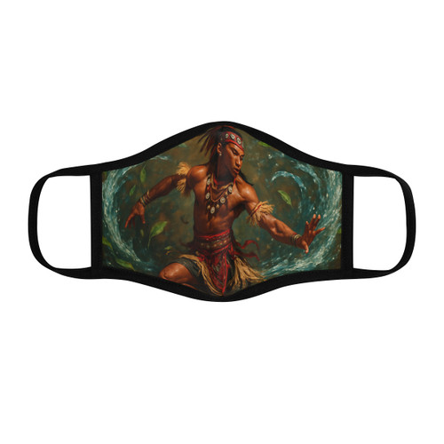 Nature's Spirit Dance - Fitted Polyester Face Mask