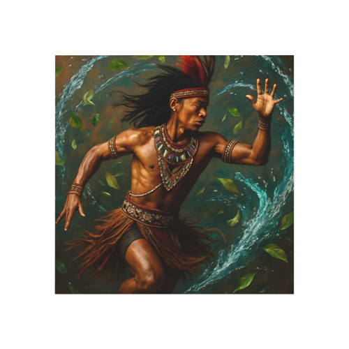 Nature's Spirit Dance - Square Magnet