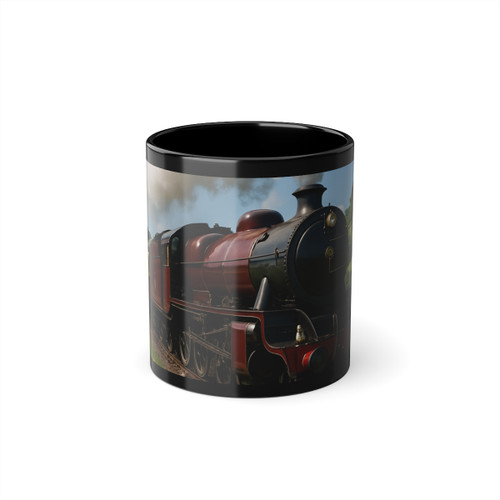 Whistle of the Past - Black Coffee Cup, 11oz