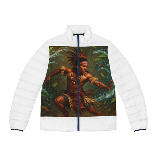 Nature's Spirit Dance - Men's Puffer Jacket (AOP)