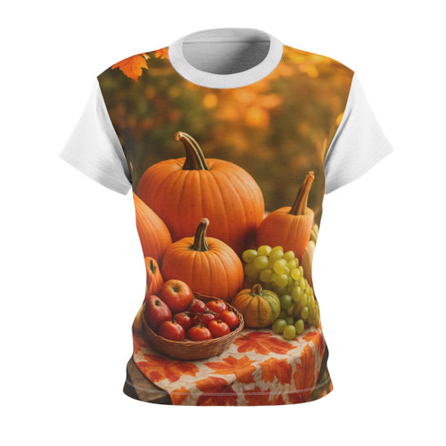 Harvest Table Gathering - Women's Cut & Sew Tee (AOP)