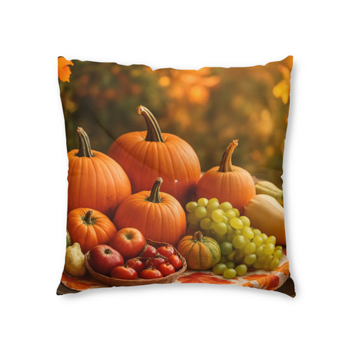 Harvest Table Gathering - Tufted Floor Pillow, Square