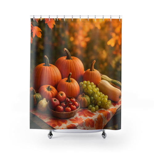 Harvest Table Gathering - Shower Curtains