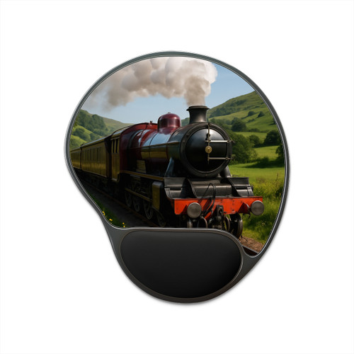 Whistle of the Past - Mouse Pad With Wrist Rest