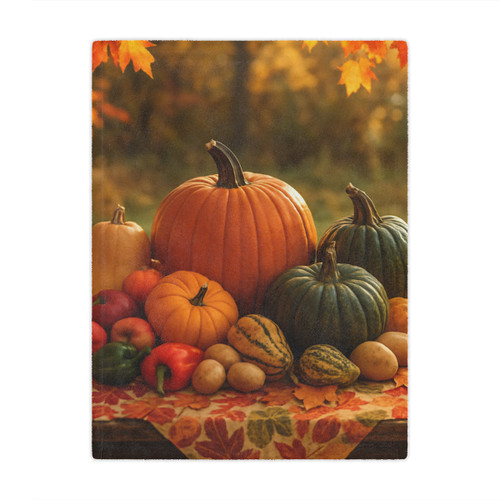 Harvest Table Gathering - Minky Blanket
