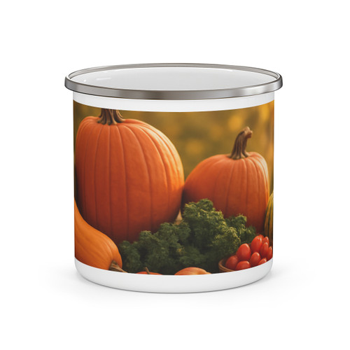 Harvest Table Gathering - Enamel Camping Mug