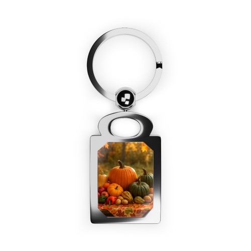 Harvest Table Gathering - Rectangle Photo Keyring