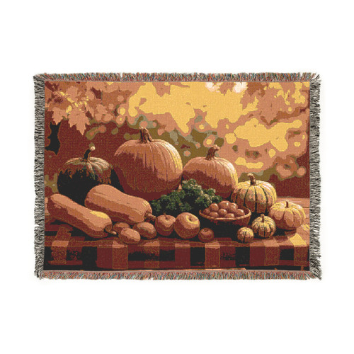Harvest Table Gathering - Woven Blanket