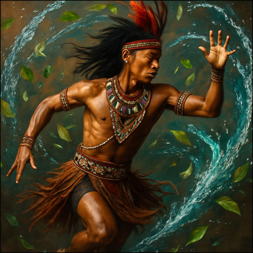 Nature's Spirit Dance - Custom Cut Acrylic Ornament