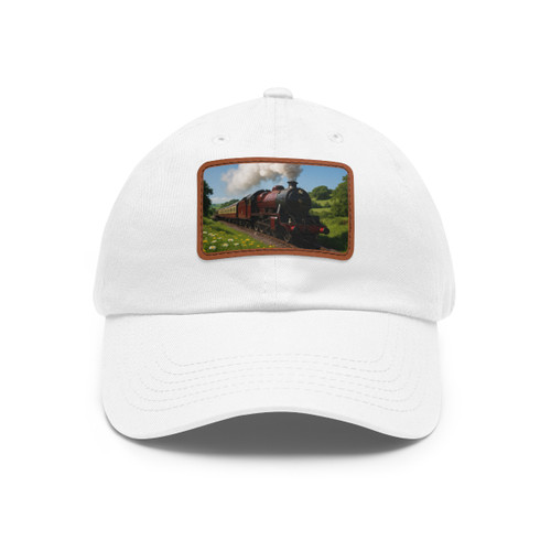 Whistle of the Past - Dad Hat with Leather Patch (Rectangle)