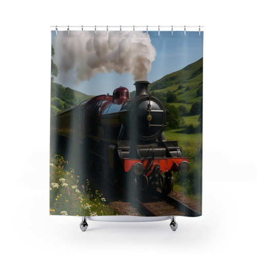 Whistle of the Past - Shower Curtains