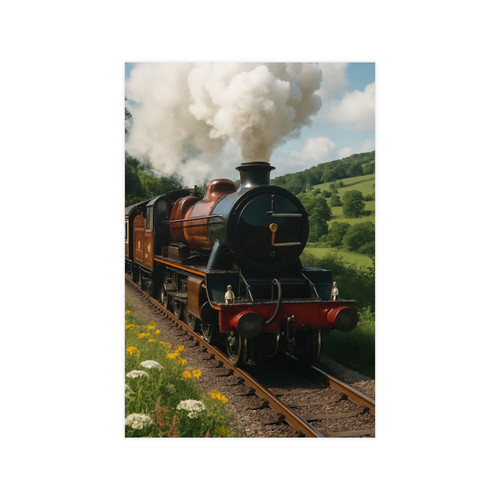 Whistle of the Past - Vertical and Horizontal Matte Posters