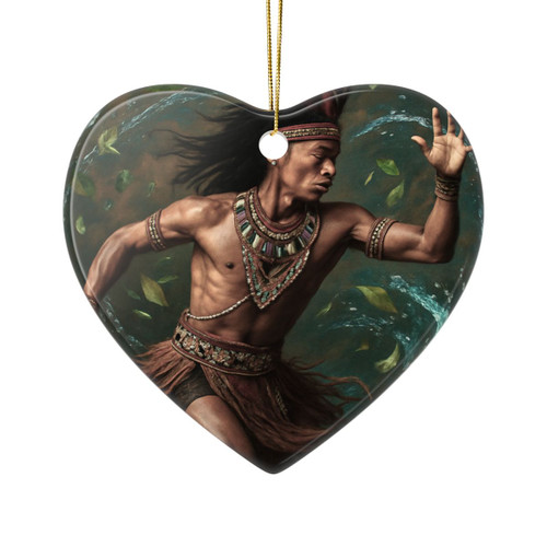 Nature's Spirit Dance - Ceramic Ornaments, 2-Side Print