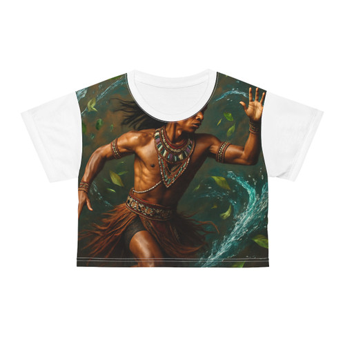 Nature's Spirit Dance - Crop Tee (AOP)