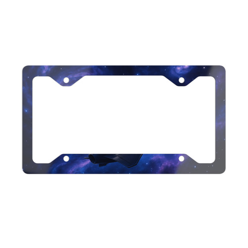 Galactic Odyssey - Metal License Plate Frame