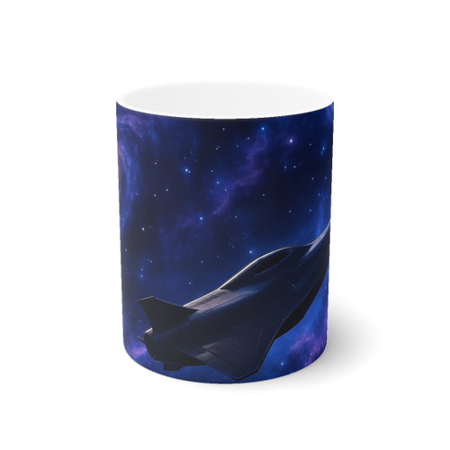 Galactic Odyssey - White Ceramic Mug, 11oz and 15oz