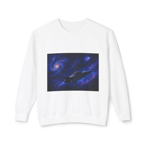 Galactic Odyssey - Unisex Lightweight Crewneck Sweatshirt