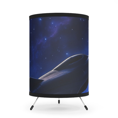 Galactic Odyssey - Tripod Lamp with High-Res Printed Shade, US\CA plug