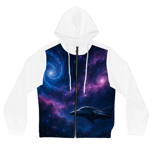 Galactic Odyssey - Women’s Full-Zip Hoodie (AOP)