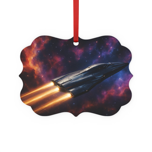 Galactic Voyager - Metal Plaque Ornament