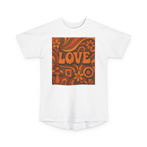 Groovy '70s Psychedelic Pop - Unisex Long Body Urban Tee