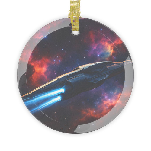Galactic Voyager - Glass Ornaments
