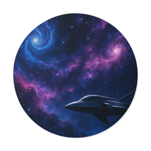 Galactic Odyssey - Round Vinyl Stickers