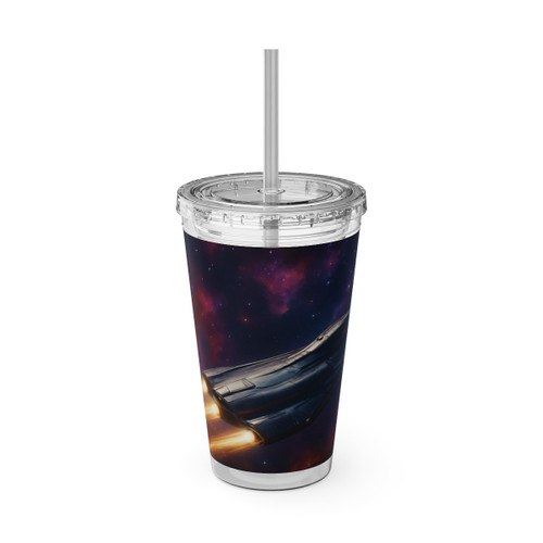 Galactic Voyager - Sunsplash Tumbler with Straw, 16oz